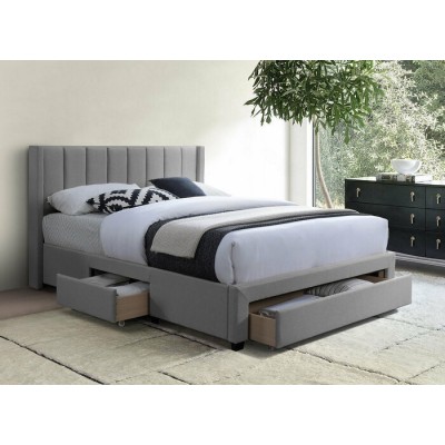 Lit Double avec rangement IF-5330 (Gris)