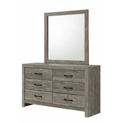 Bureau double et miroir Charlotte