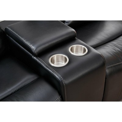 Causeuse inclinable électrique avec appui-tete ajustable IF-8015 (Noir)