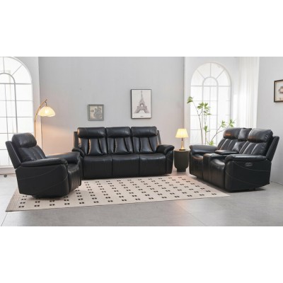 Sofa inclinable électrique avec appui-tete ajustable IF-8015 (Noir)