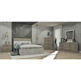 Ensemble king 6mcx. 9490 (Blanc/Grisaille)