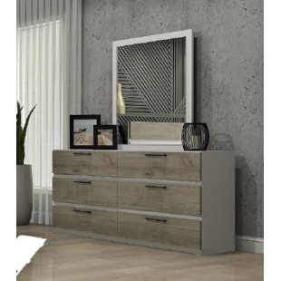 Bureau double 9490 (Blanc/Grisaille)