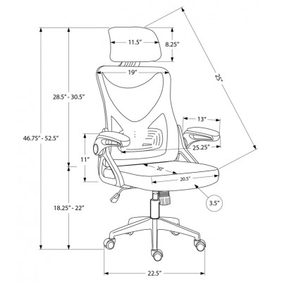 Chaise de bureau I7334