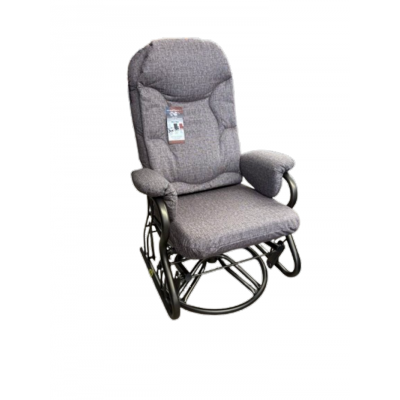 Chaise bercante, pivotante et inclinable #362 avec...