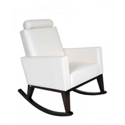 Chaise bercante Lily Rose avec appui-tête