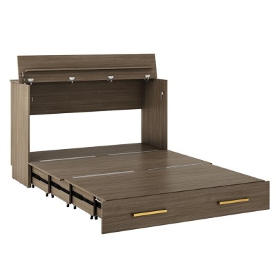 Lit Cabinet Queen Triade avec matelas (Fashionista) C60582.92.UK+MATQ1.8D