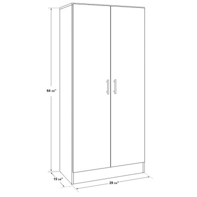 Armoire Roney 30''L (Blanc)