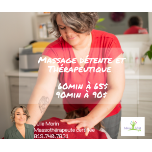Massage de détente&Thérapeutique 90min