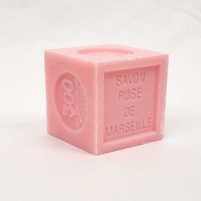 Cube de savon de Marseille 300g - Rose