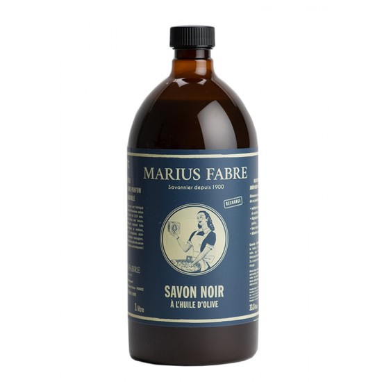 Savon Noir liquide à l'huile d'olive Concentré 1L Gamme NATURE - Marius Fabre