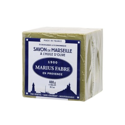 Cube de savon de Marseille à l'huile d'olive 400g...