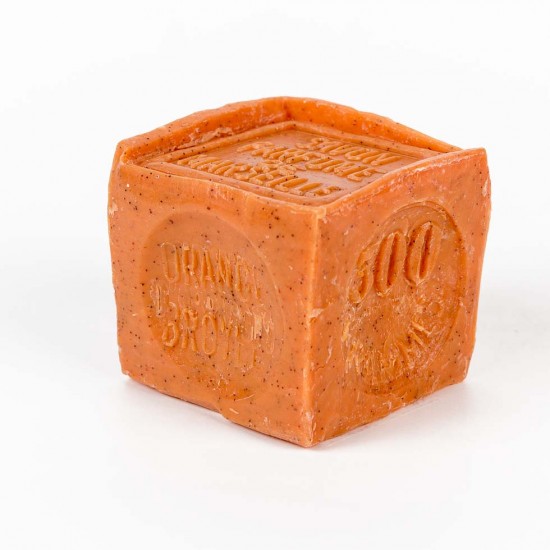 Cube de savon de Marseille 300g - Orange broyée
