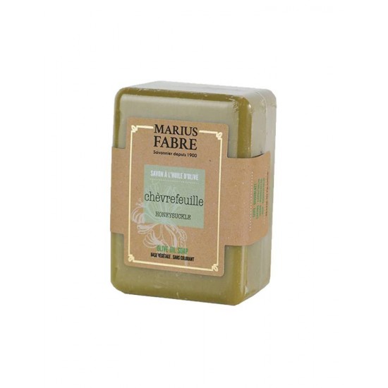 Barre de Savon de Marseille à l'huile d'olive 150g - Chèvrefeuille
