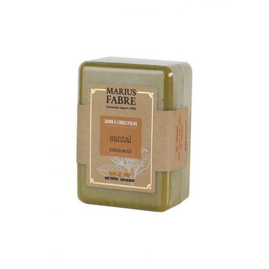 Barre de Savon de Marseille à l'huile d'olive 150g - Santal