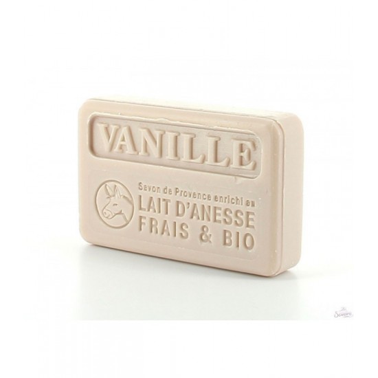 Savonnette Marseillaise au Lait d'Ânesse Bio 100 g - Vanille