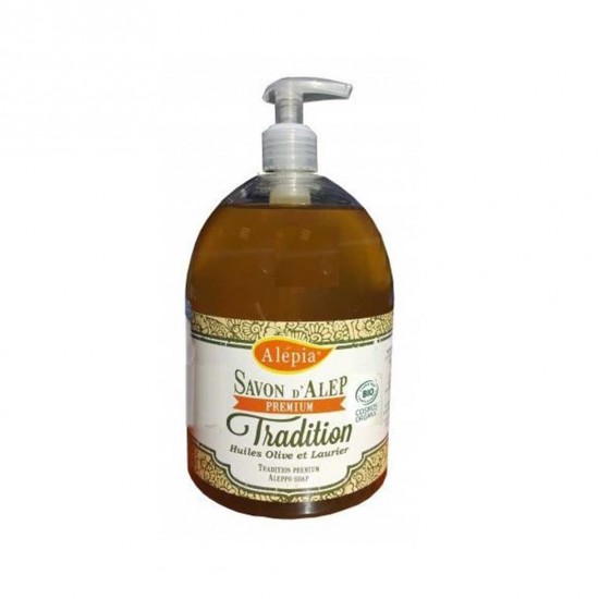 Savon d'Alep Liquide Bio Premium 500 ml - Tradition