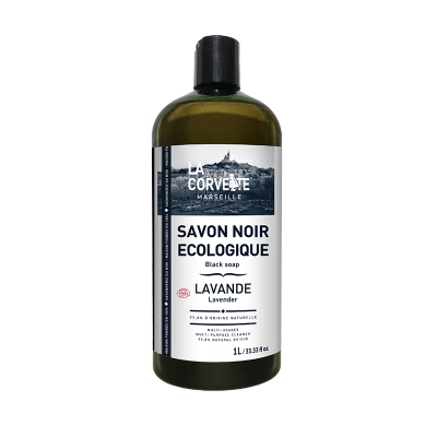 Savon Noir liquide 1L Lavande - La Corvette