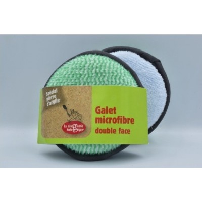 Éponge galet microfibres