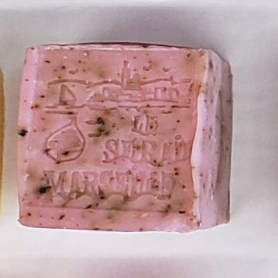 Cube de savon de Marseille 150g - Pétales de rose...