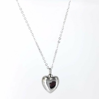 Collier URNE-CENDRE Coeur plein