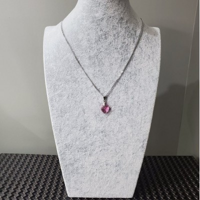 Collier MOIS DE NAISSANCE avec COEUR SWAROVSKI  