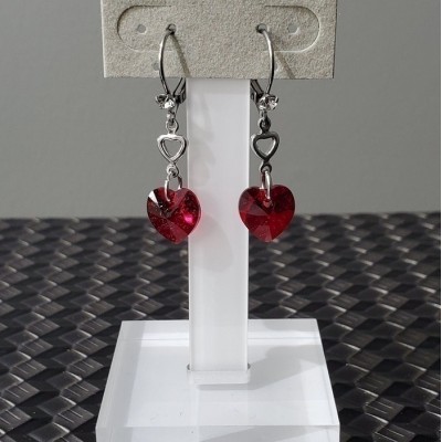 Boucles d'oreilles MOIS DE NAISSANCE avec COEUR...