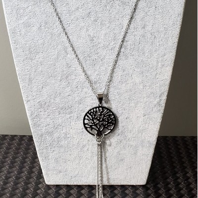 Collier ARBRE DE VIE acier inoxydable