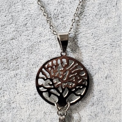 Collier ARBRE DE VIE acier inoxydable