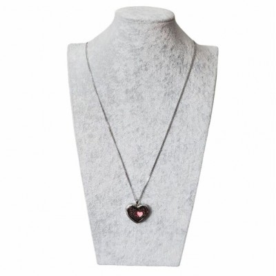 Collier DIFFUSEUR avec pendentif COEUR en acier...