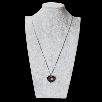 Collier DIFFUSEUR avec pendentif COEUR en acier inoxydable