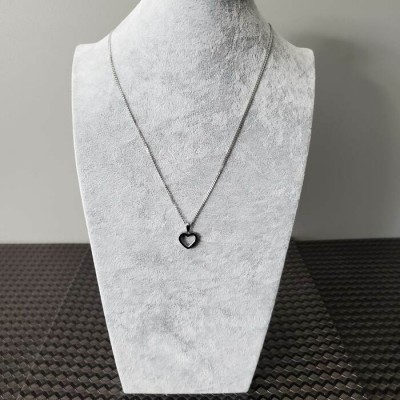 Collier pendentif COEUR acier inoxydable