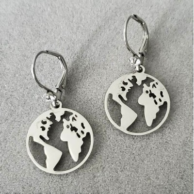 Boucles d'oreilles TERRE INOX