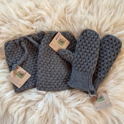 Ensemble Cache cou, tuque et mitaines Confort