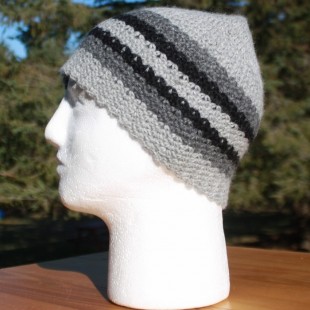 Tuque au crochet unisexe