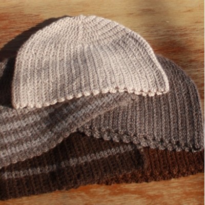 Tuque au crochet unisexe