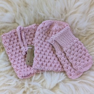 Ensemble Cache cou, tuque et mitaines Confort pour...