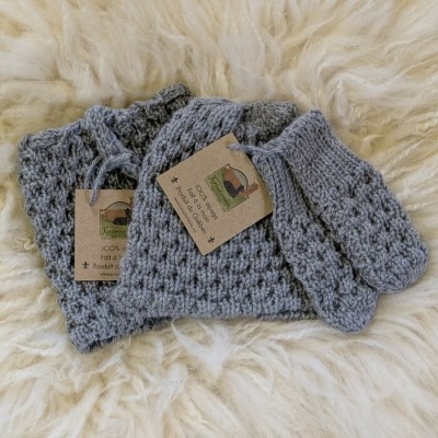 Ensemble Cache cou, tuque et mitaines Confort pour enfant