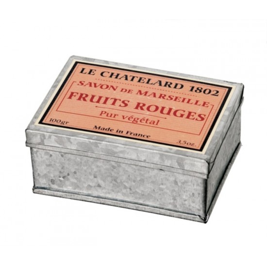 Savon en boite Galva - Fruits rouges