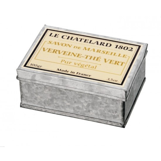 Savon en boite Galva - Verveine -Thé vert