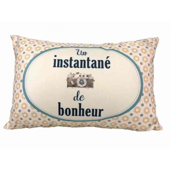  Coussin un instantané de bonheur 