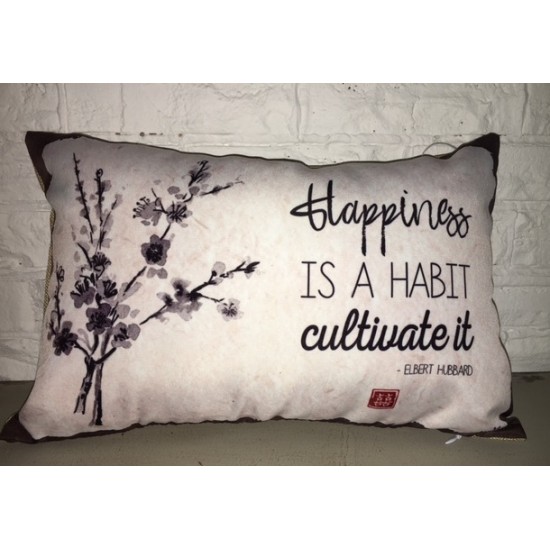  Coussin Hapiness / Cultvate it  