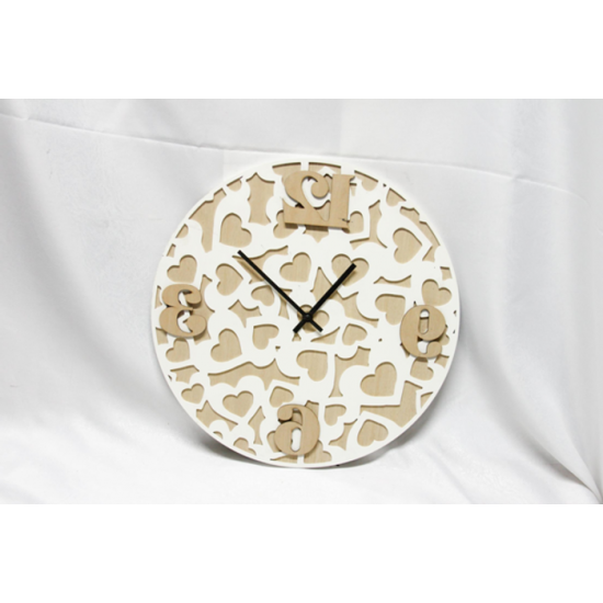   Horloge de Bois de Style Scandinave  39x3.5x39cm...