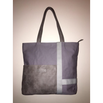  Sac de Toile Franki  Gris/Sac à main / 42x12x35...