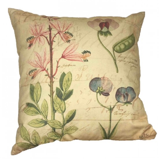  Coussin  100 % Cotton Floral vintage ll  