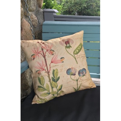  Coussin  100 % Cotton Floral vintage ll  