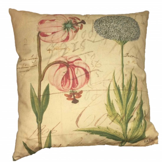  Coussin  100 % Cotton Floral vintage l