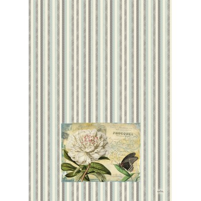 Linge à Vaisselle  100 % Cotton Pivoine 