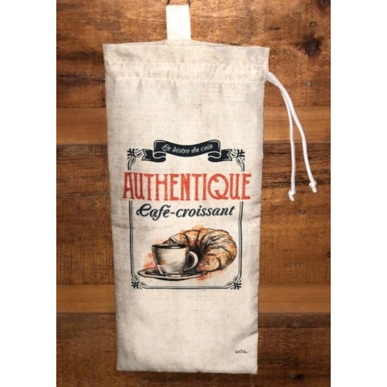  Sac à pain /Café croissant 