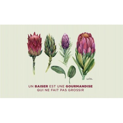  Tablier  Baiser Gourmandise avec pochette avant 10" x 6" 