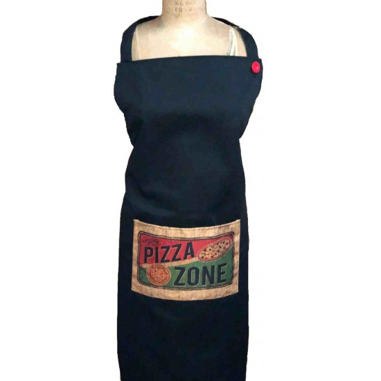  Tablier Pizza Zone avec pochette avant 10